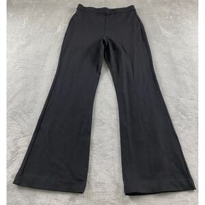 Papaya Womens Black High Waisted Flare Leg Pull On Dress Pants DP1622 Size M NEW